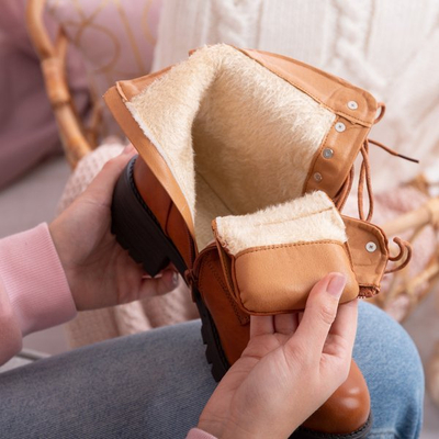 Trappers in camel Gigi - Footwear