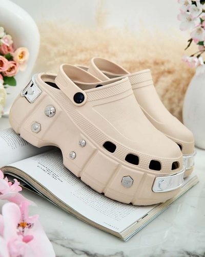 Royalfashion Женские резиновые шлепанцы с орнаментом Kiroo