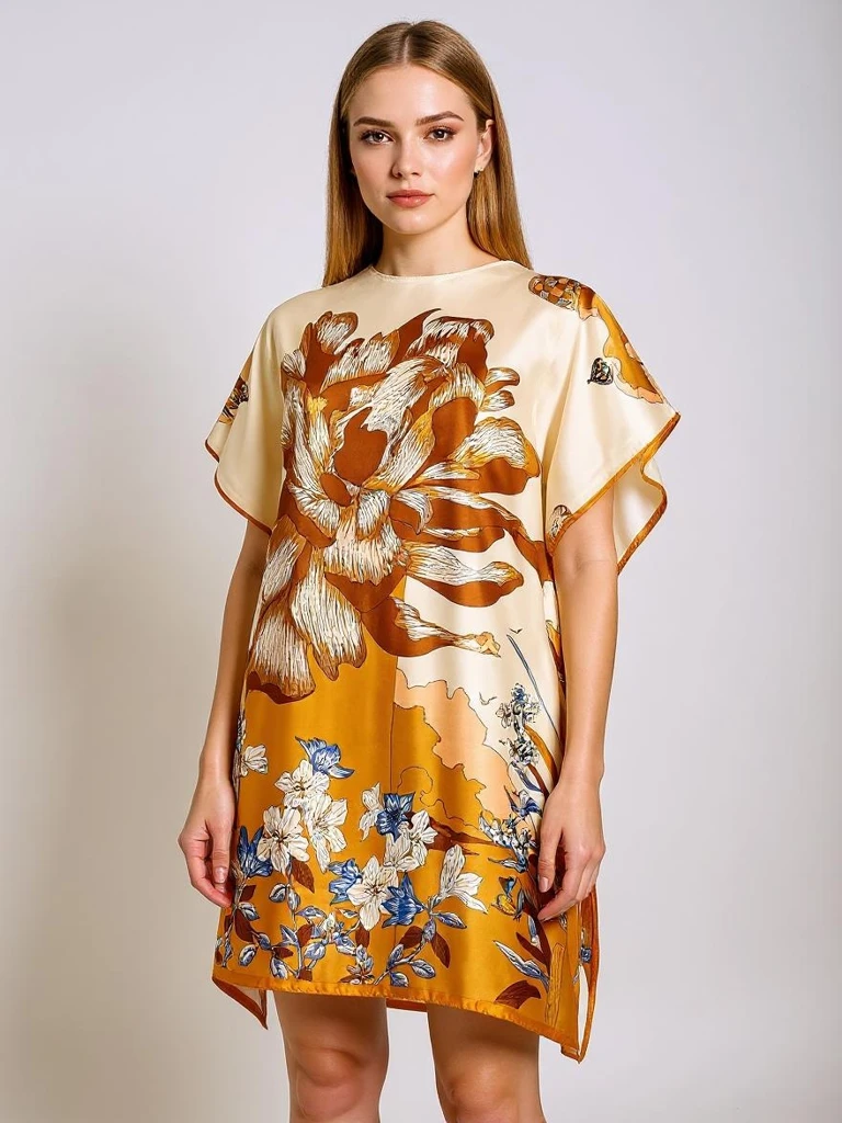 Callista Royalfashion Pareo Dress – Multicolor Summer Elegance