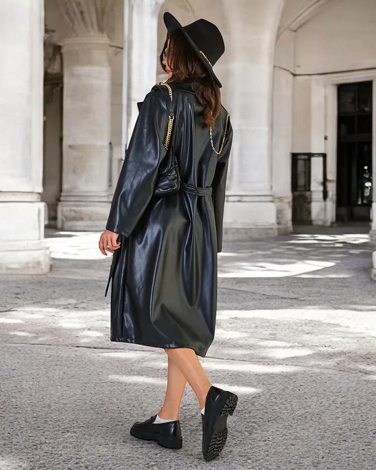 Royalfashion Sieviešu mēteļi ar līmētu apdari