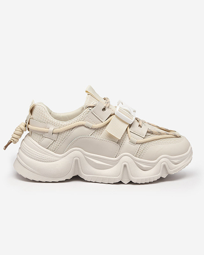 Bēšas sieviešu sporta apavu kedas Electri - Footwear