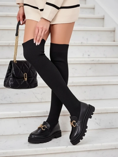 Royalfashion Women's slip-on over-the-knee boots Rufies