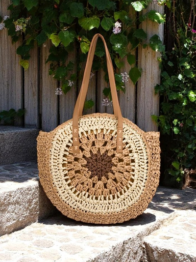 Royal Fashion Flora Grande Straw Women's Handbag