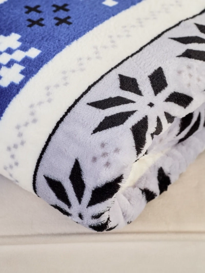 Royalfashion Christmas throw blanket 160x200