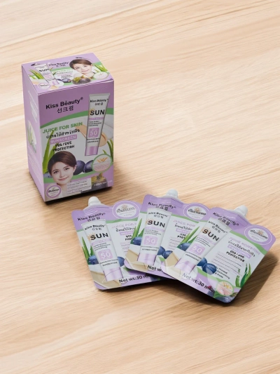 Kiss Beauty Saules aizsargkrēms 50 SPF 30mlx10gab iepakojumā