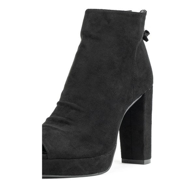 Black ankle boot on the post Marisha - Shoes