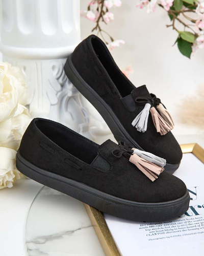 Royalfashion Sieviešu mokasīni ar pušķiem Bererto