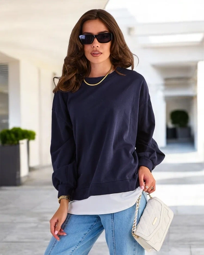 Royalfashion Sieviešu kokvilnas plānais džemperis