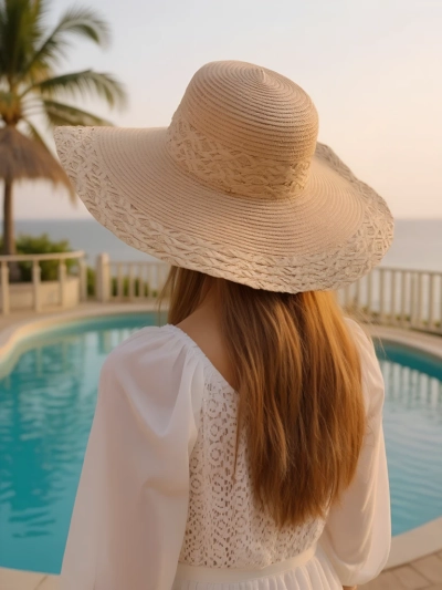 Royalfashion Women's straw hat Elorine