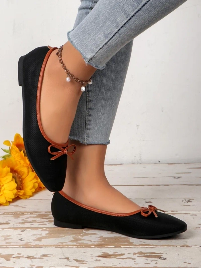 Royalfashion Женские балетки с блестками и бантом Aramie