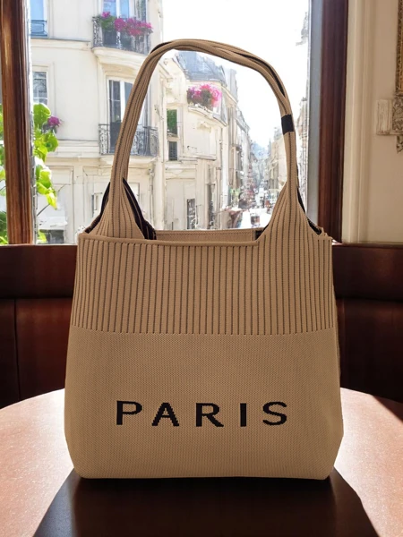 Royalfashion Women's fabric handbag Paris Style Life
