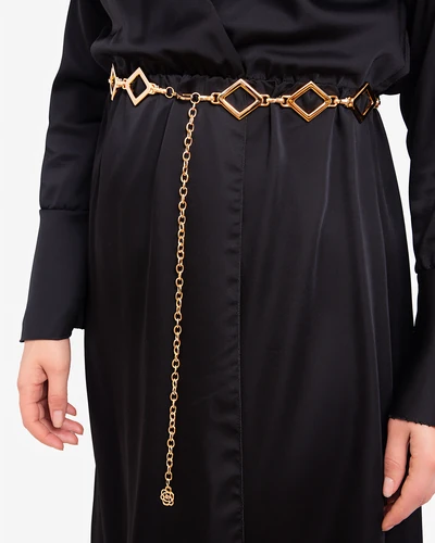 Royalfashion Women's decorative metal belt