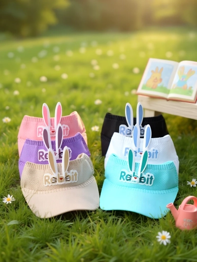 Royalfashion Children's Sun Visor Rabbit Ears