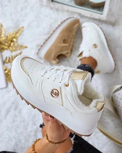 Royalfashion Siltas sieviešu kedas ar kažokādu Boris