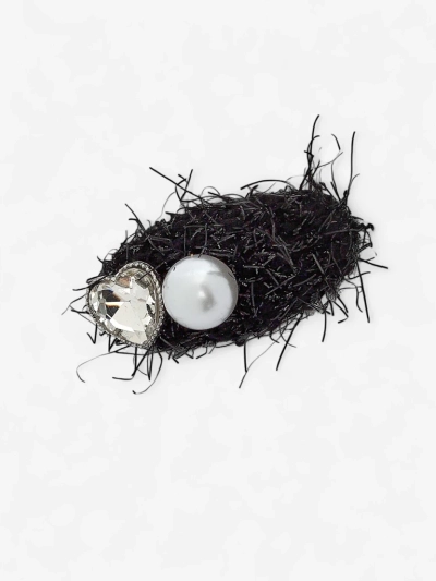 Royalfashion Aurelia Nero Hair Clip with Pearl
