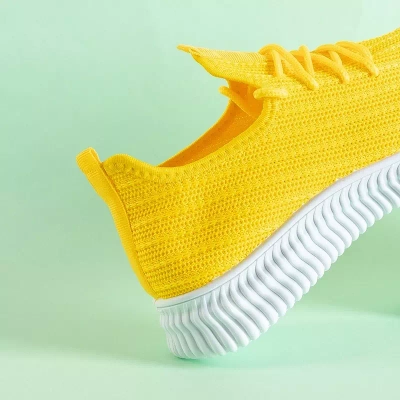 OUTLET Yellow Alasana women's sports shoes - Footwear