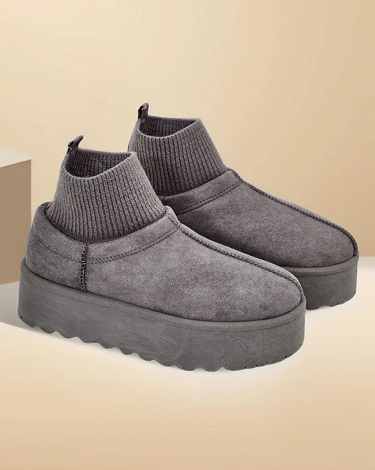 Royalfashion Short women's snow boots a'la Vevello