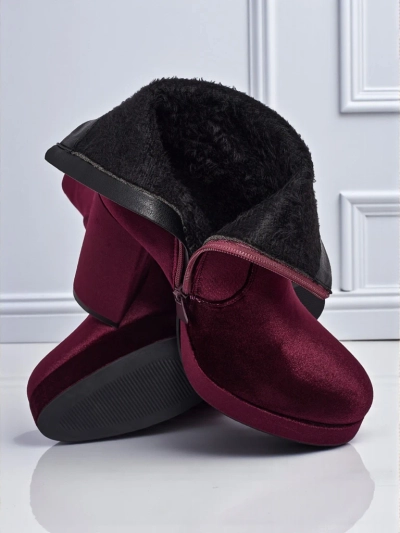 Botas femininas de coluna tipo veludo Miss