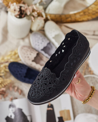 Royalfashion Sieviešu puspapēži ar zemu papēdi Dellio