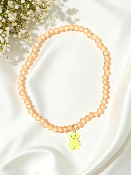 Royalfashion Women’s bracelet with teddy bear pendant