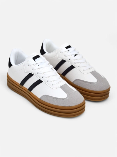 Royalfashion Women's sporty sneakers with a rubber sole Allexx