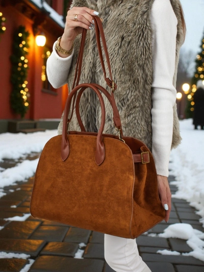 Dorelle Women's Eco Suede Shopper Bag