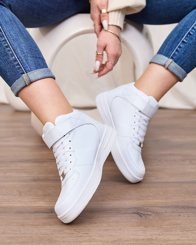 Royalfashion Женские спортивные кроссовки белого цвета Futtes