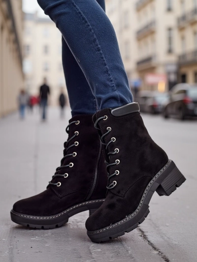 Royalfashion Women's lace-up ankle boots Esio