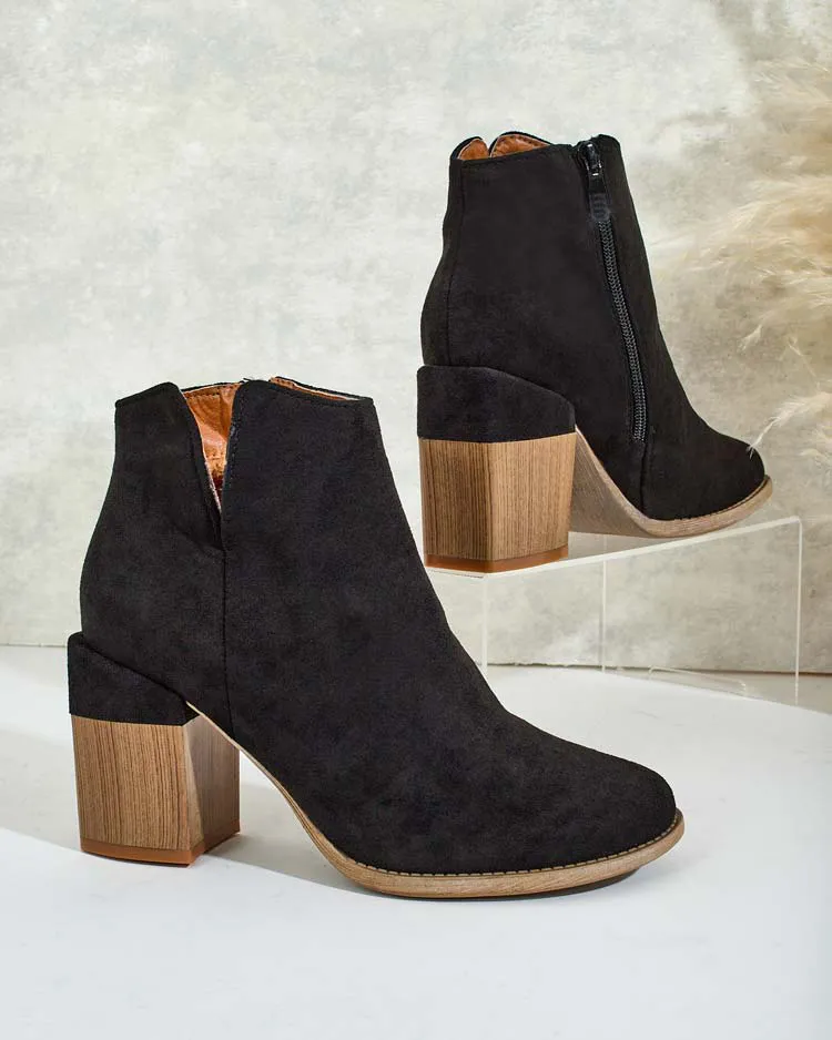 Royalfashion Sieviešu eko zamšādas zābaki Ovi