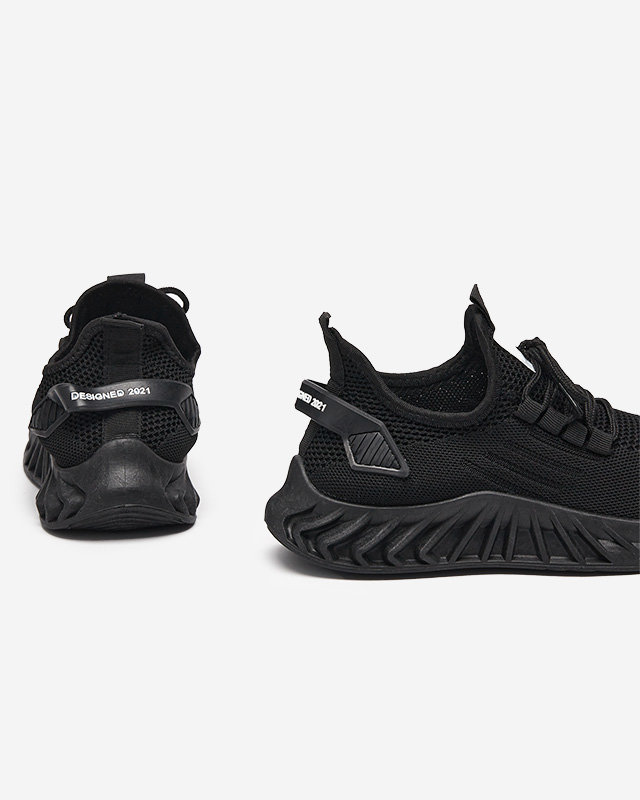 Royalfashion Women's fabric sports shoes in black Ltoti