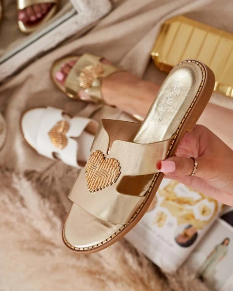 Royalfashion Sieviešu čības ar plakanu zoli Olis