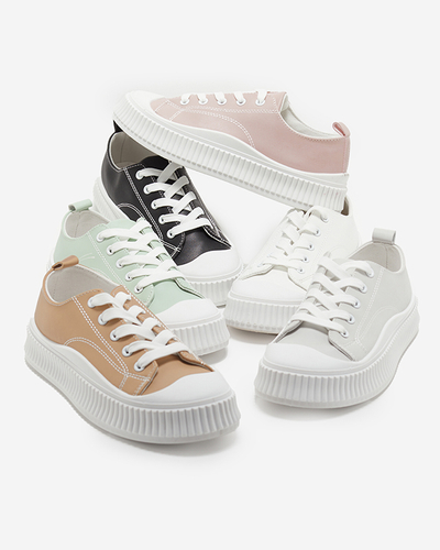 Khaki women's sports shoes Kerisso sneakers - Footwear