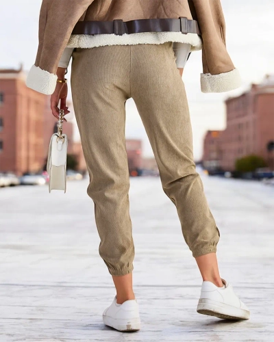 Royalfashion Женские тканевые боевые брюки