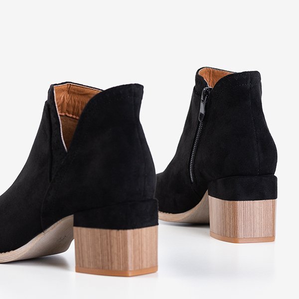 Black Tours square heel boots - Shoes