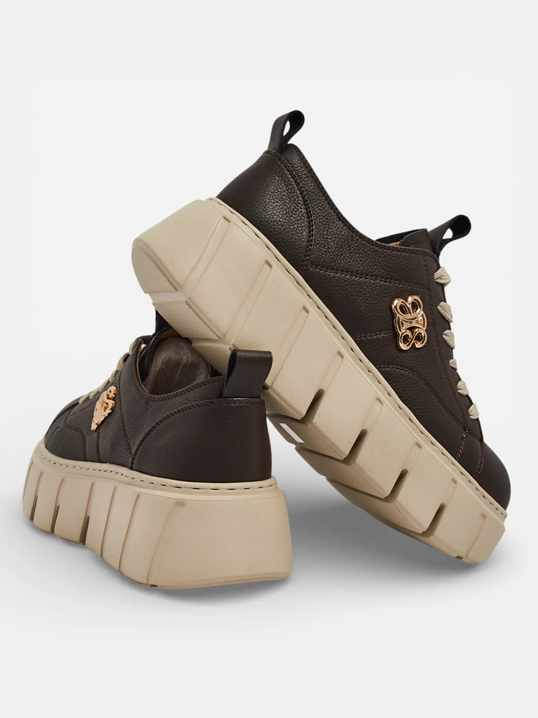 Women's Taures Natural Leather Sport Sneakers