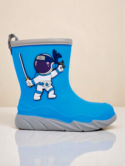 Royalfashion Children’s rain boots with cosmonaut Cosmos Boy