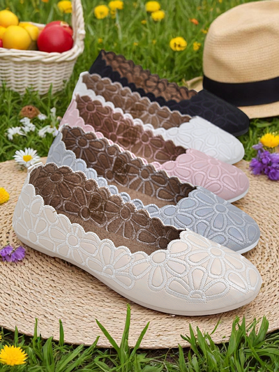 Royalfashion Floral Women’s Ballet Flats Magerro