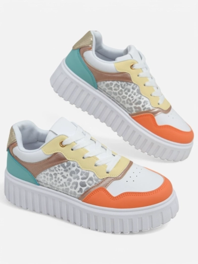 Royalfashion Women's Platform Sports Sneakers Panterr