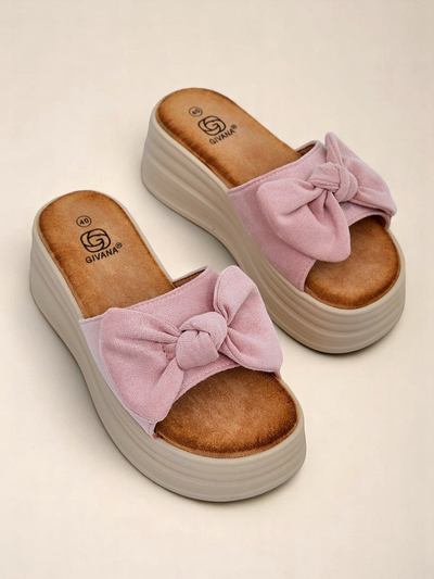 Royalfashion Женские шлёпанцы на платформе Givan