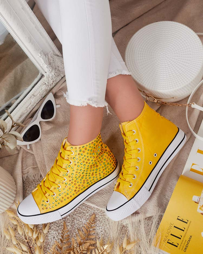 Royalfashion Women's sequined sneakers Shis
