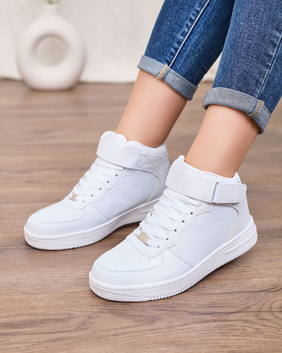 Royalfashion Women's sporty sneakers in white Futtes