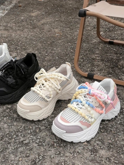 Royalfashion Sieviešu sporta apavi uz biezākas zoles Loness