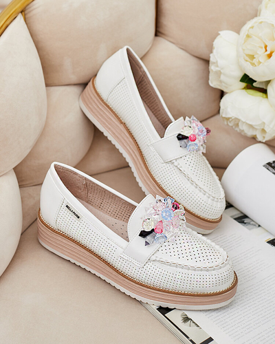 Royalfashion Mokassins with colorful stones Restea