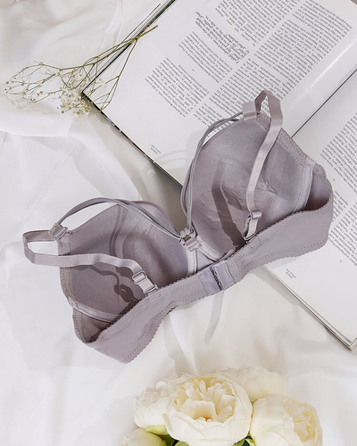Royalfashion Women's bra with decorative straps