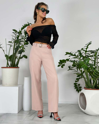 Royalfashion Women's wide fabric pants