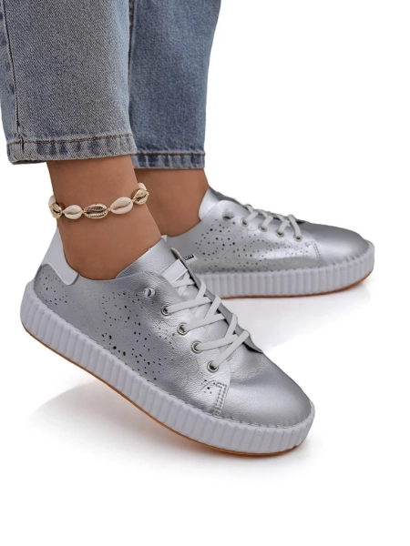 Royalfashion Damskie sneakersy ażurowe Luna Lace