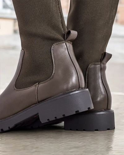 Royalfashion Women's slip-on boots Bifonus