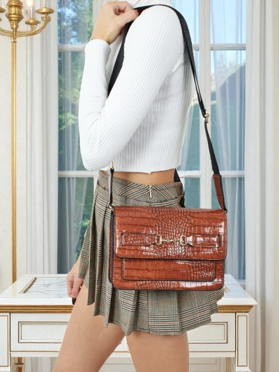 Çantë e vogël për femra Lunisse prej lëkure eko të lyer