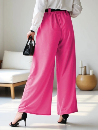 Royalfashion Women's Wide Woven Pants