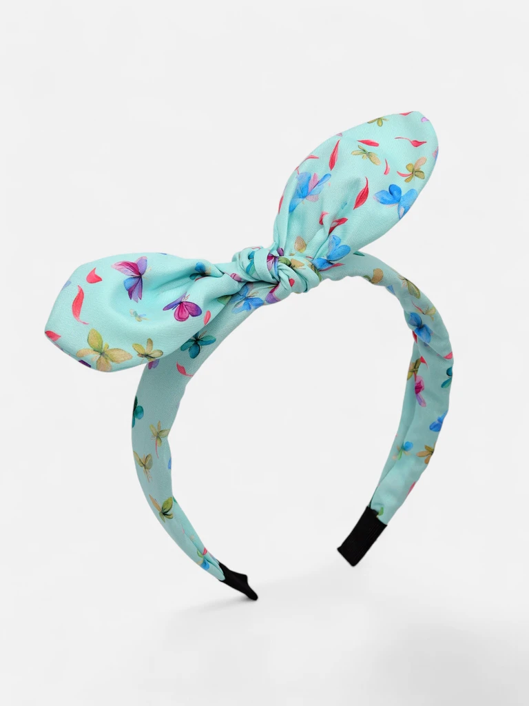 Royalfashion Children's Headband with Bow and Print